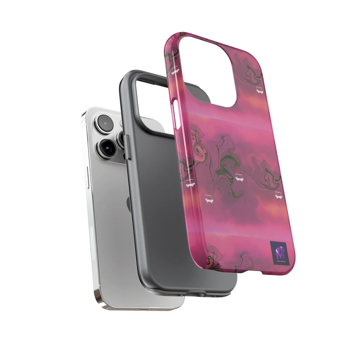 Tough Cases - Magenta Aura print