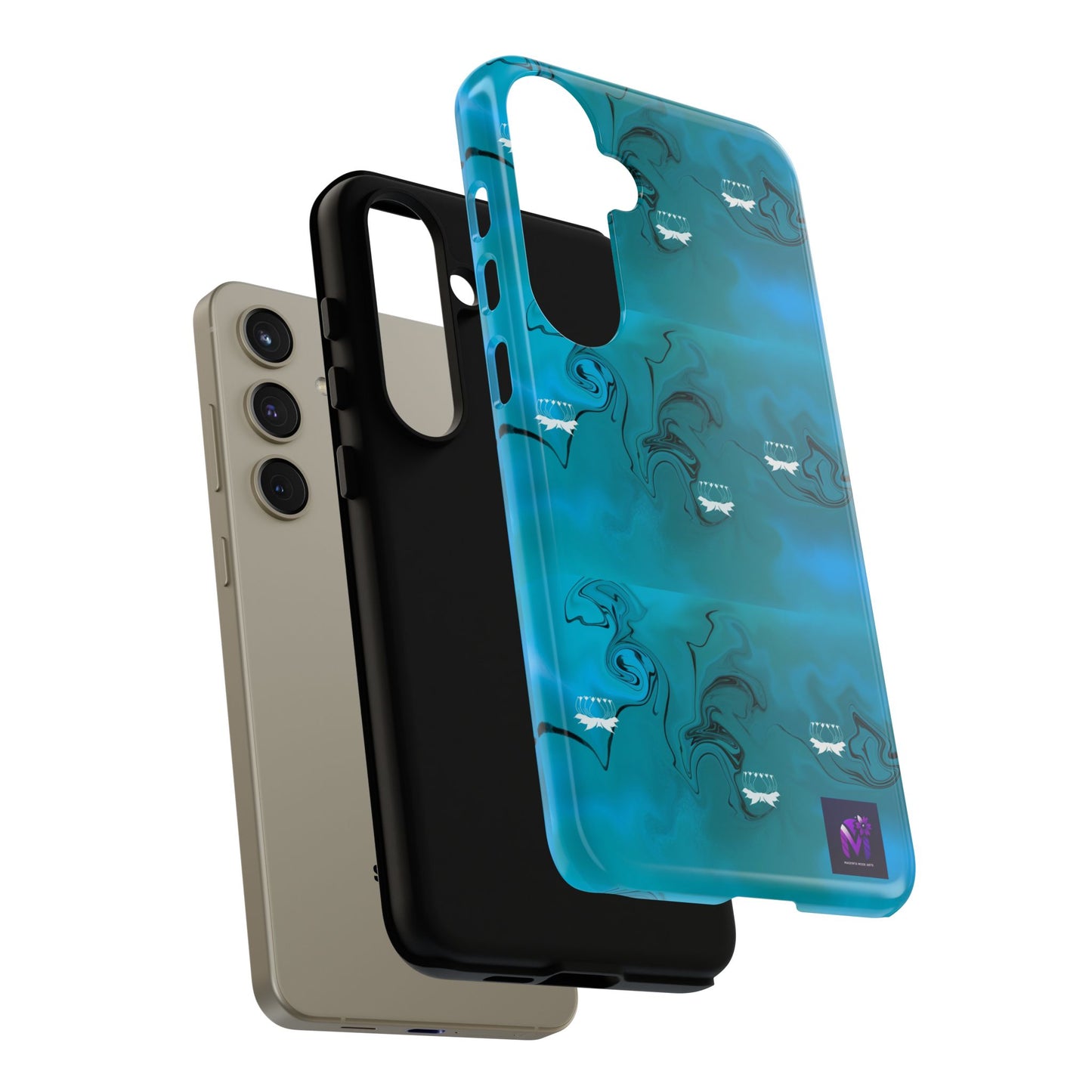 Tough Cases - White Lotus print