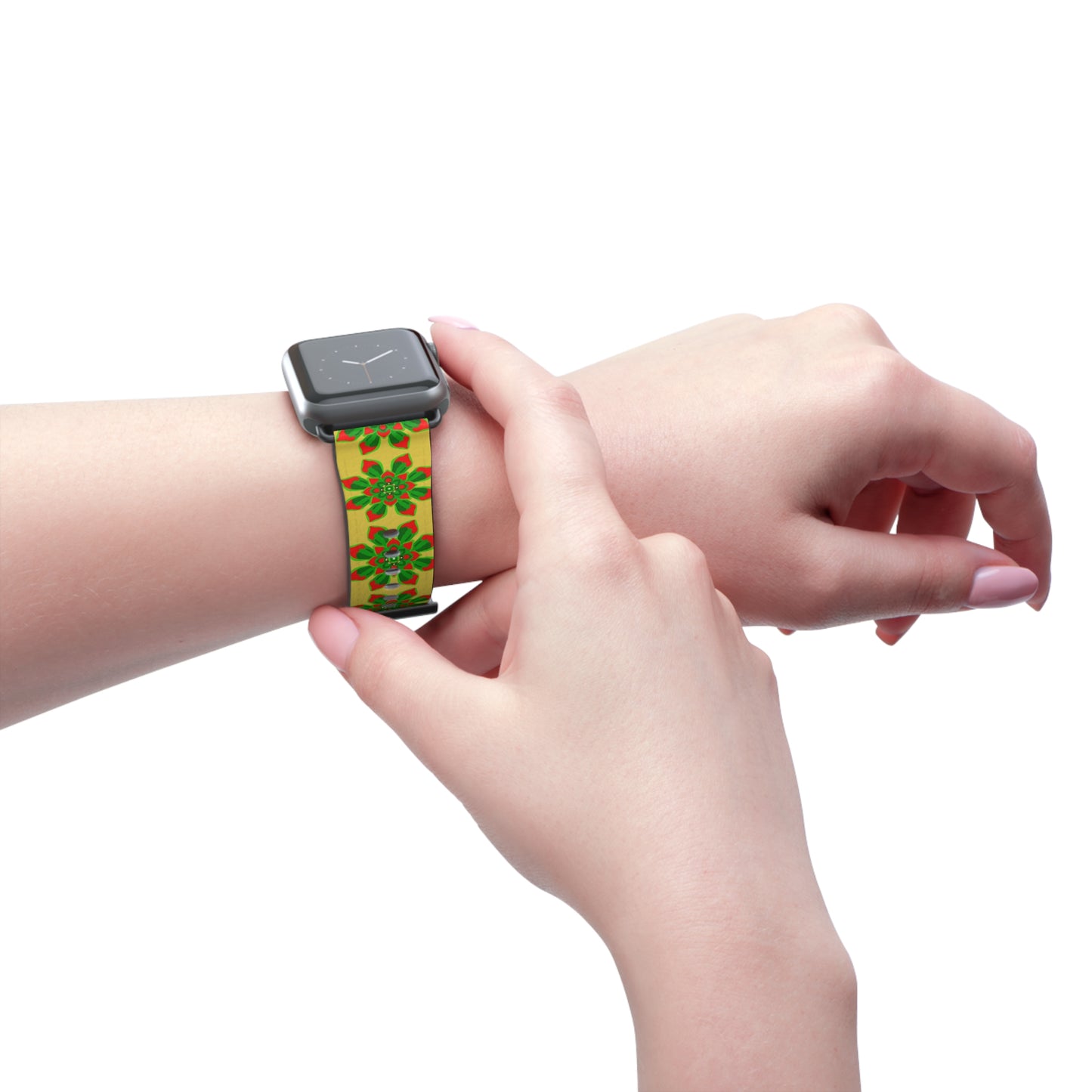 Watch Band - Succulent Radiance print