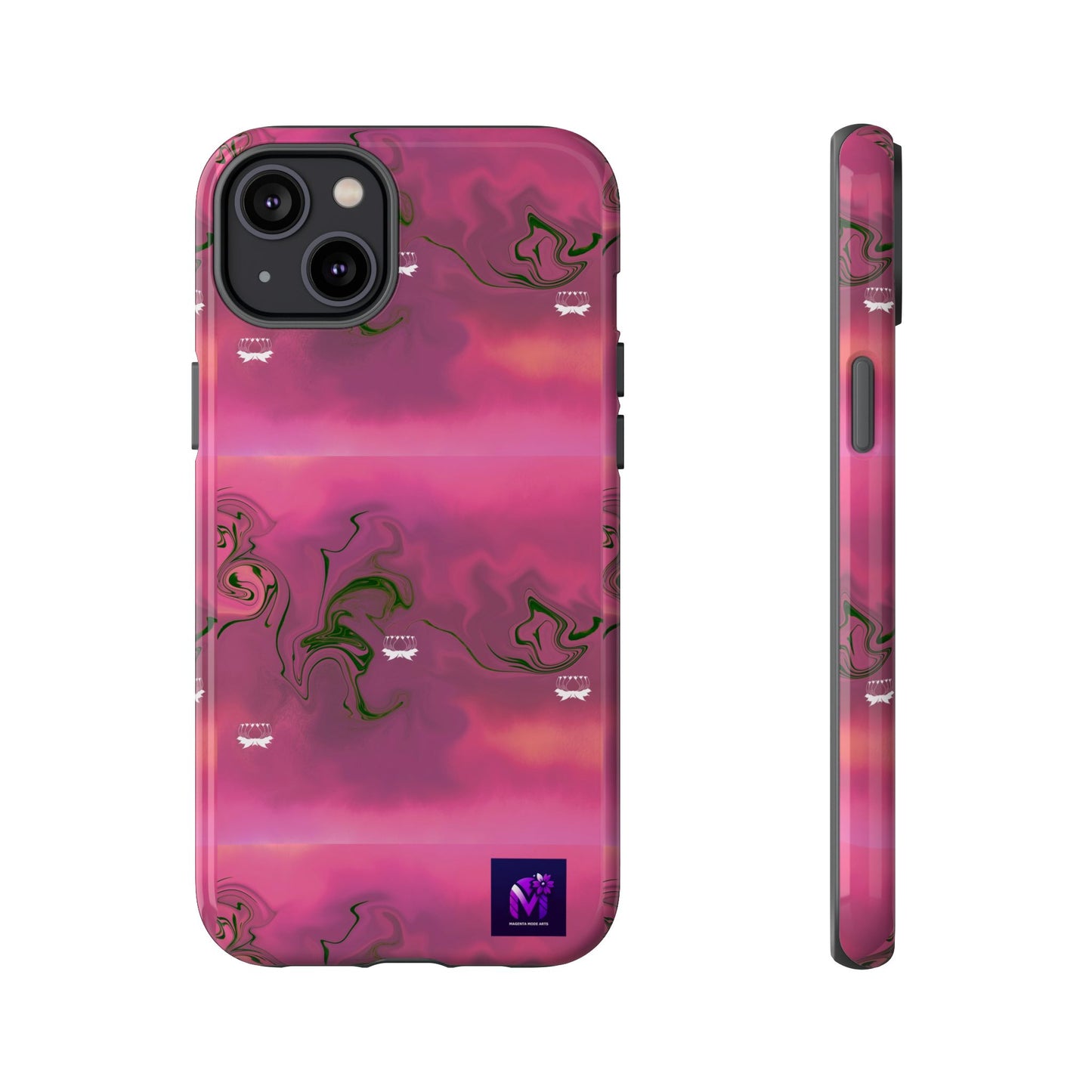 Tough Cases - Magenta Aura print