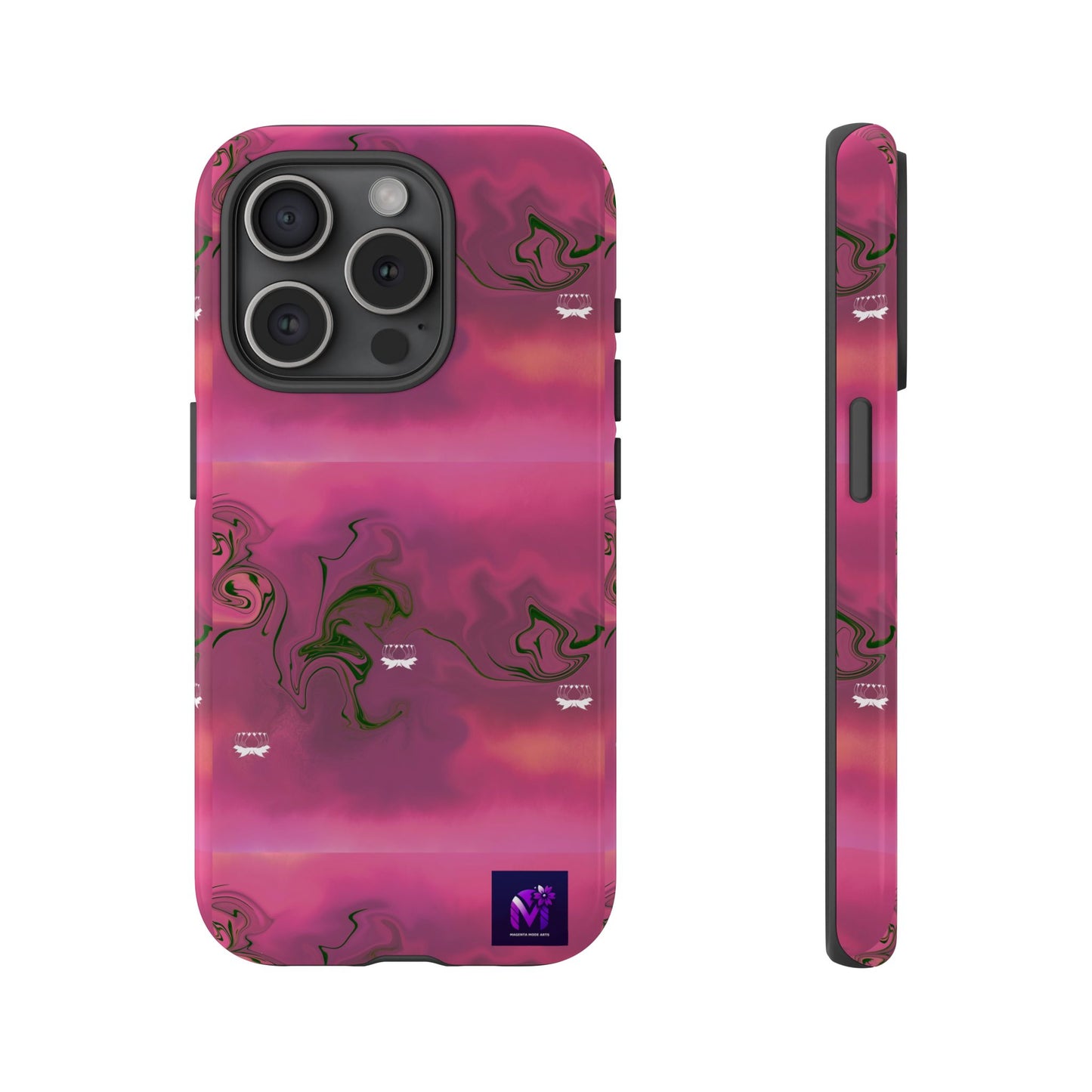 Tough Cases - Magenta Aura print