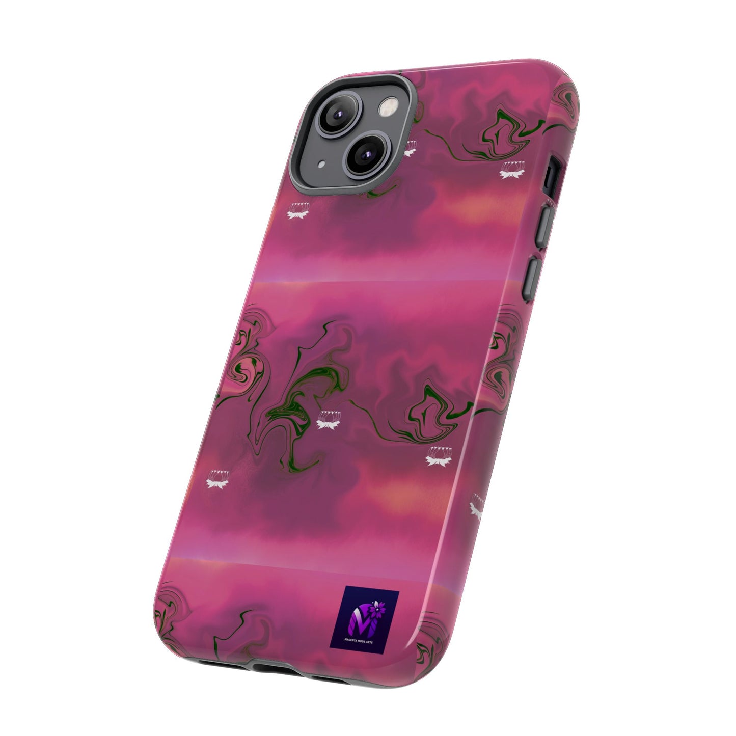 Tough Cases - Magenta Aura print