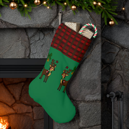 Santa Stocking Classic Green