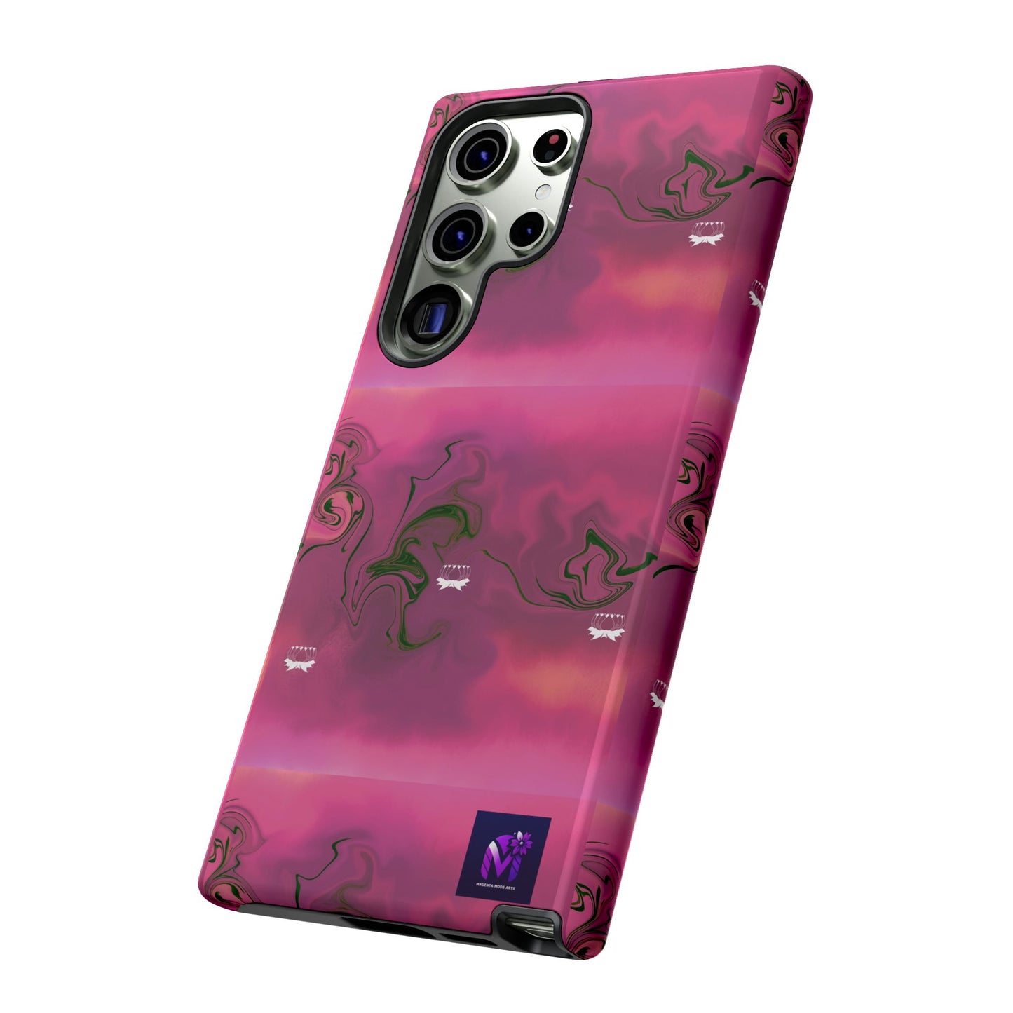 Tough Cases - Magenta Aura print