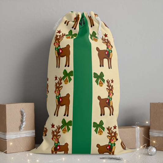 Holiday herd Santa sack