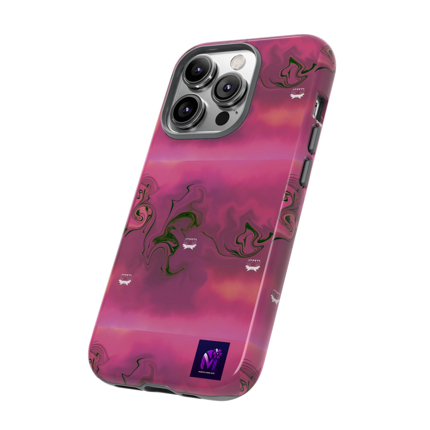 Tough Cases - Magenta Aura print