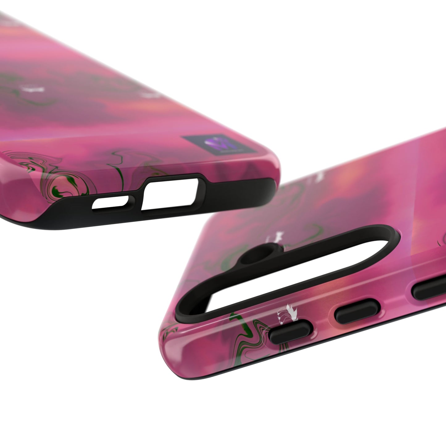 Tough Cases - Magenta Aura print