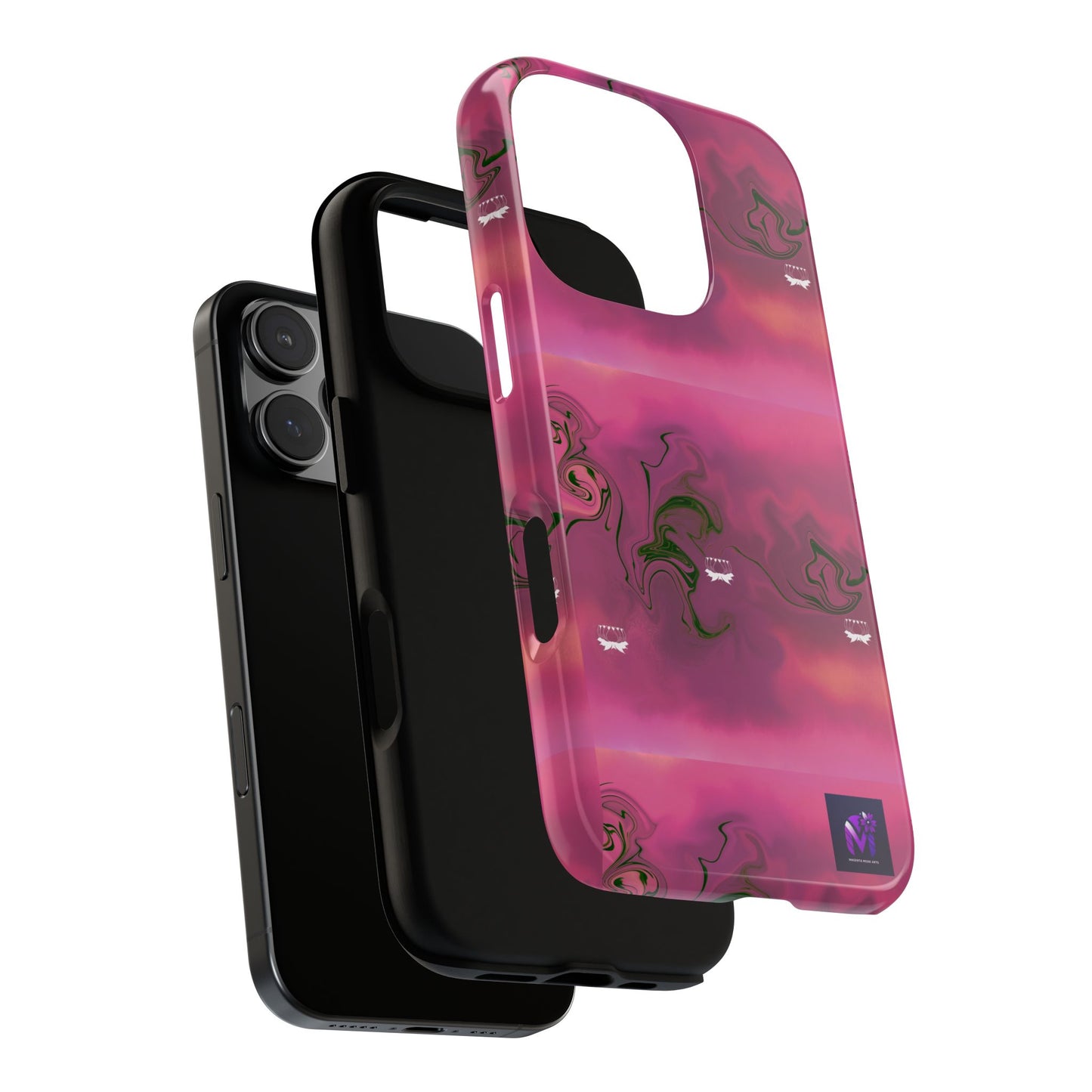 Tough Cases - Magenta Aura print