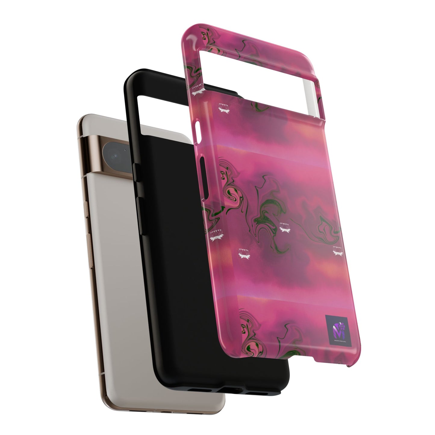 Tough Cases - Magenta Aura print