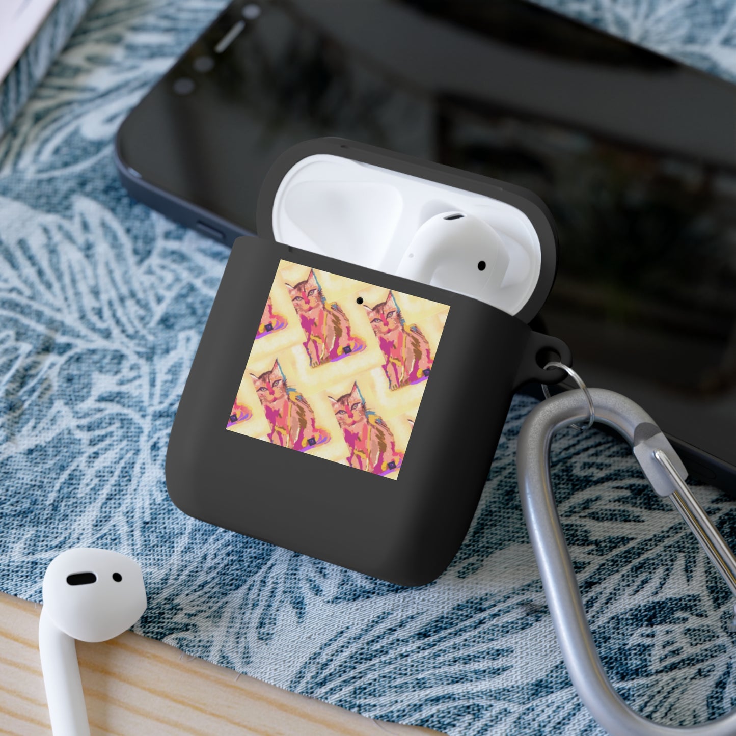 AirPods and AirPods Pro Case Cover - Purrfect Cat gaze print