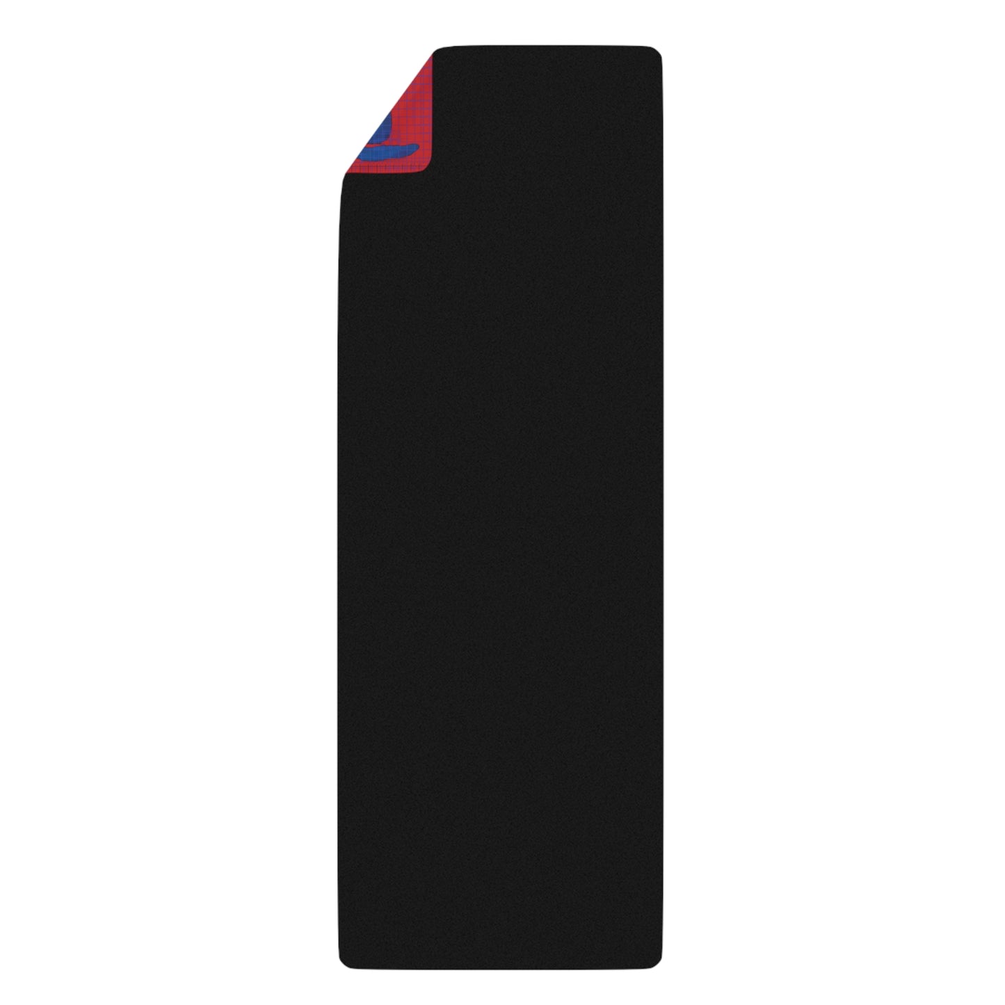 Rubber Yoga Mat -Dog loves grids print