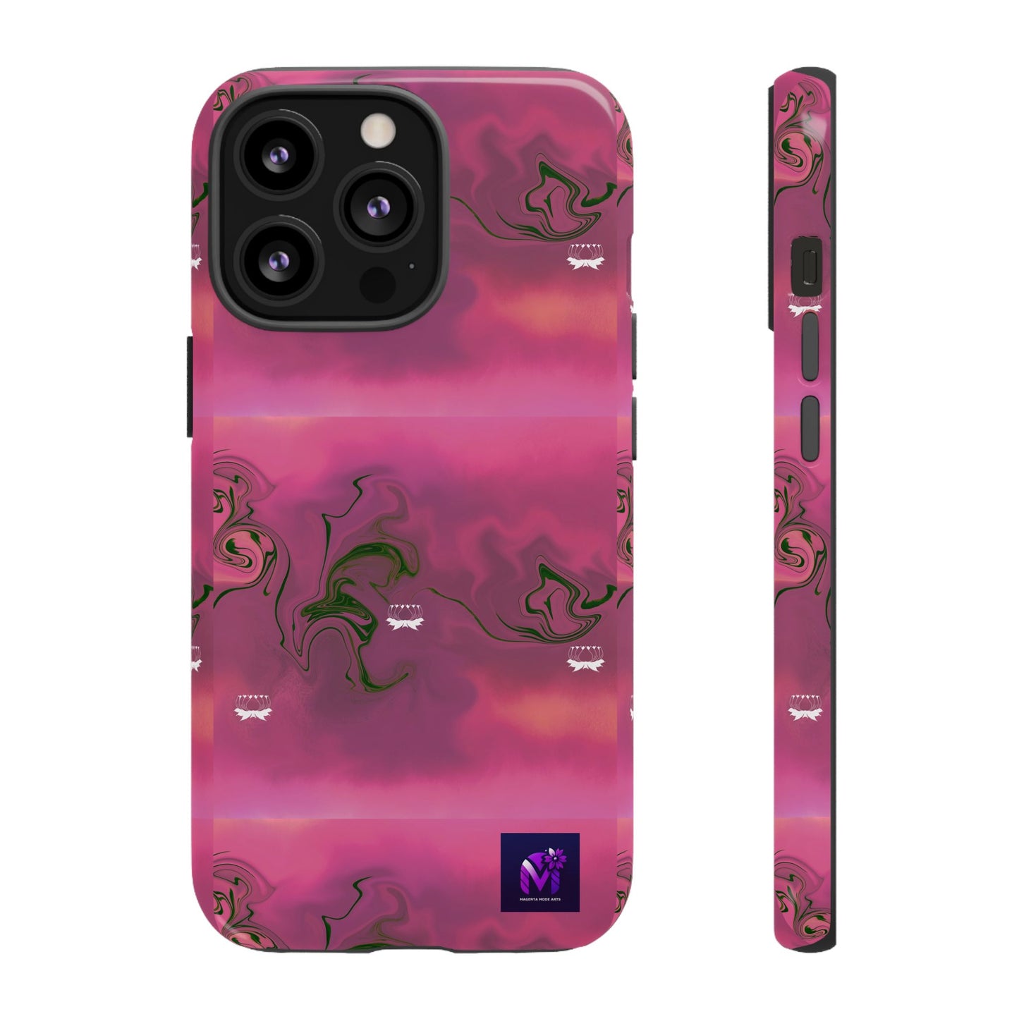 Tough Cases - Magenta Aura print