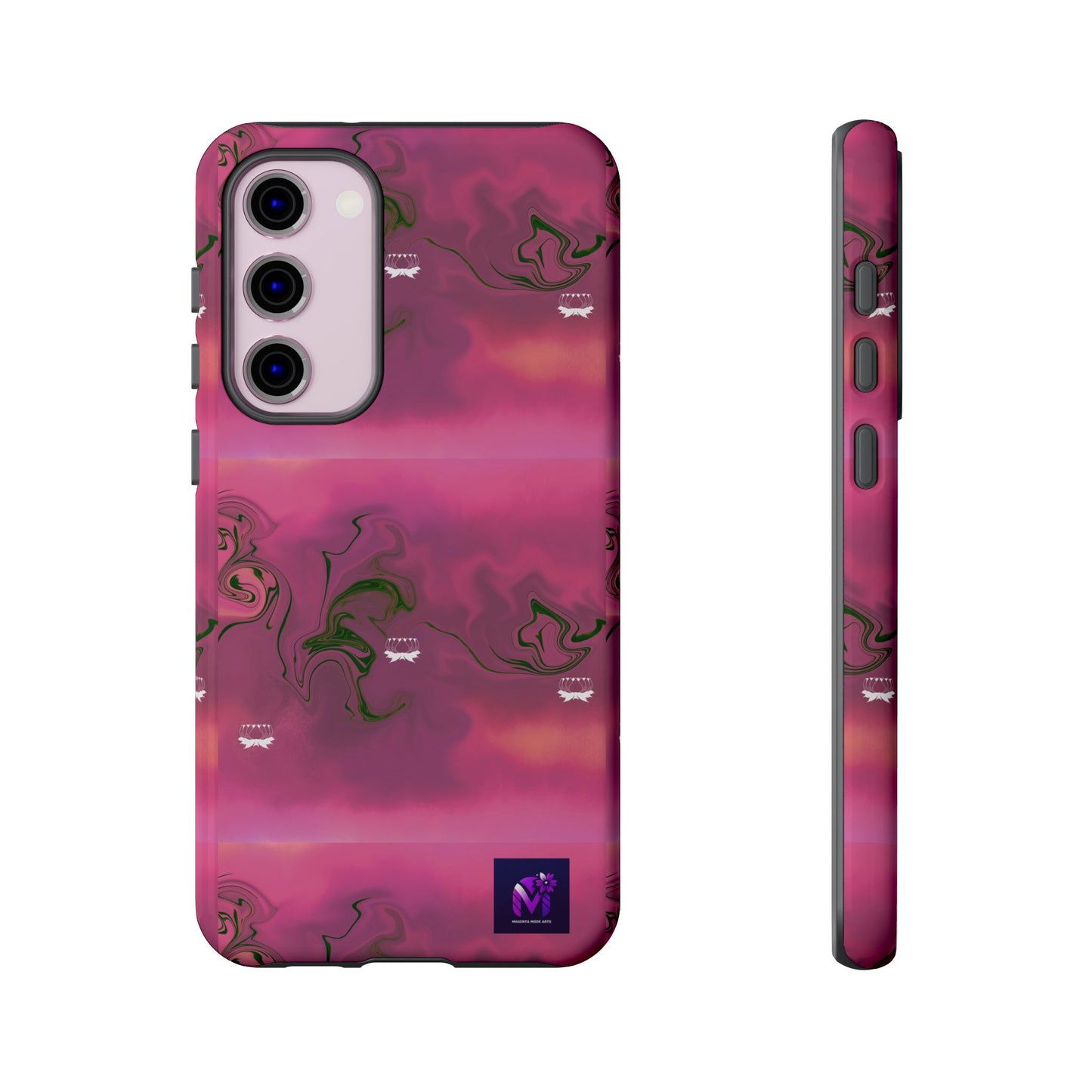 Tough Cases - Magenta Aura print