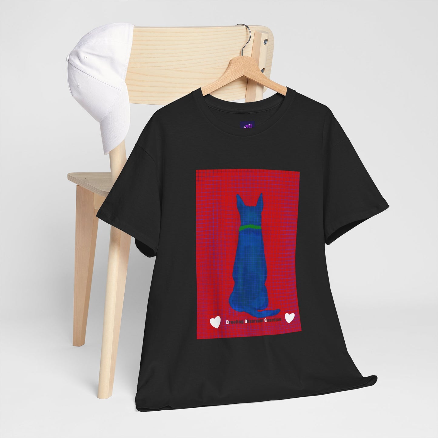 Unisex Heavy Cotton Tee - Dog print