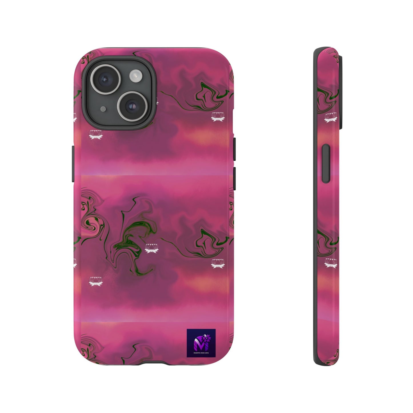 Tough Cases - Magenta Aura print