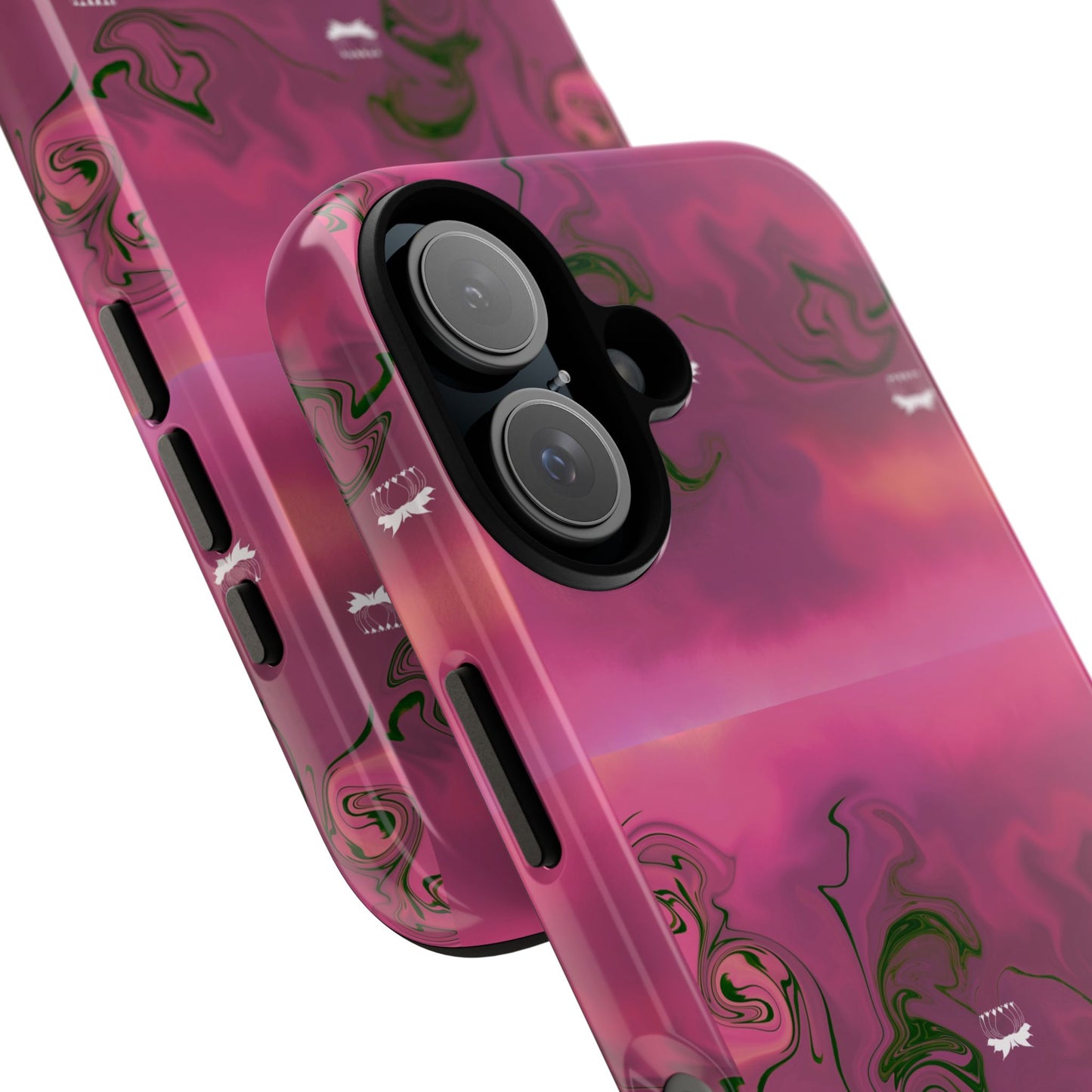 Tough Cases - Magenta Aura print