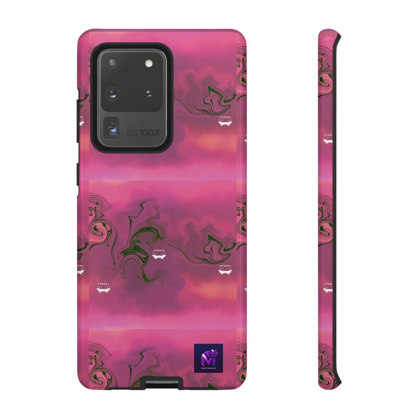 Tough Cases - Magenta Aura print