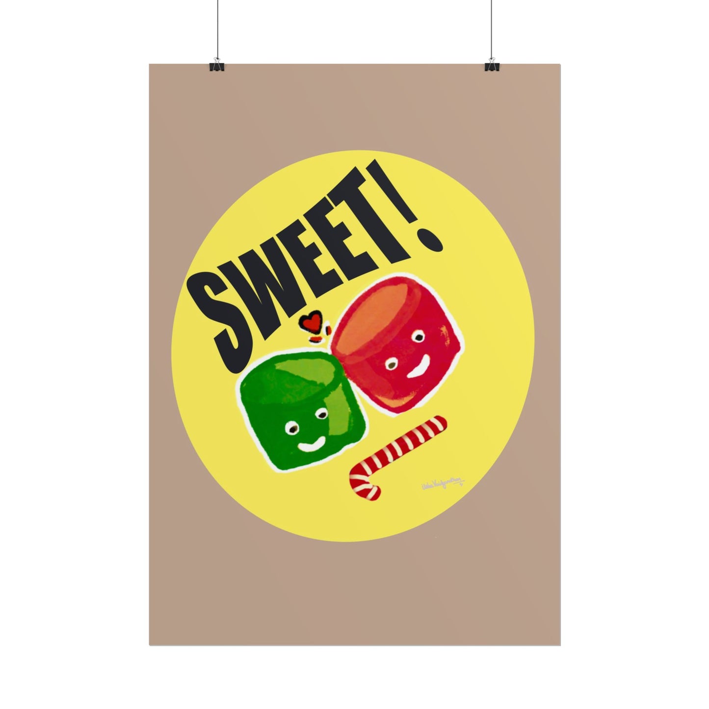 Christmas Edition Marshmallow and Candy - Rolled Poster