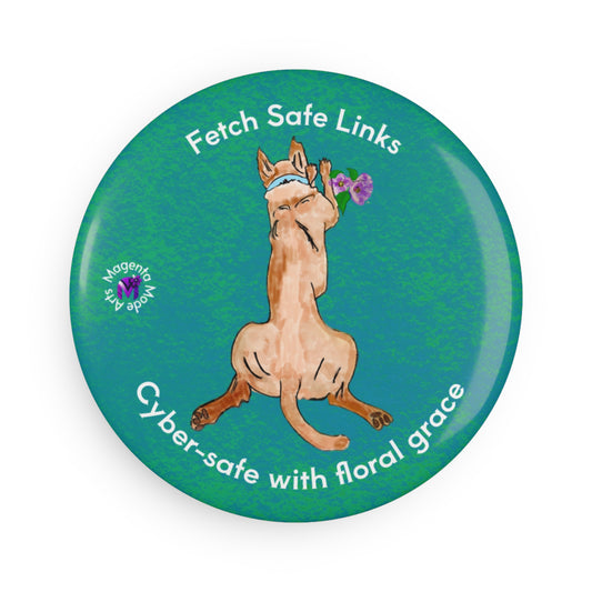 Cyber Magnets - Floral grace (Set of 10 pieces)