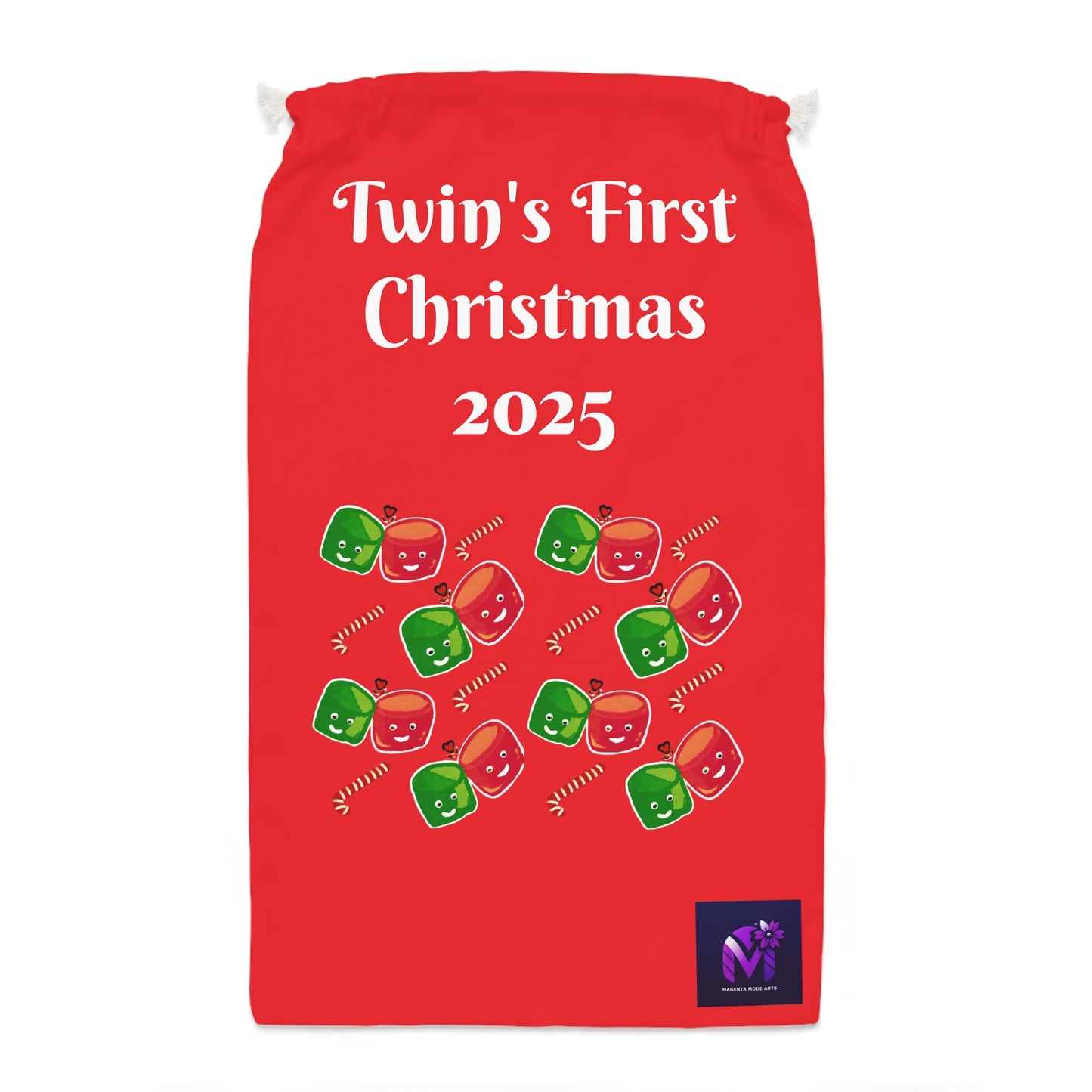 Twins Candy Christmas Santa Sack