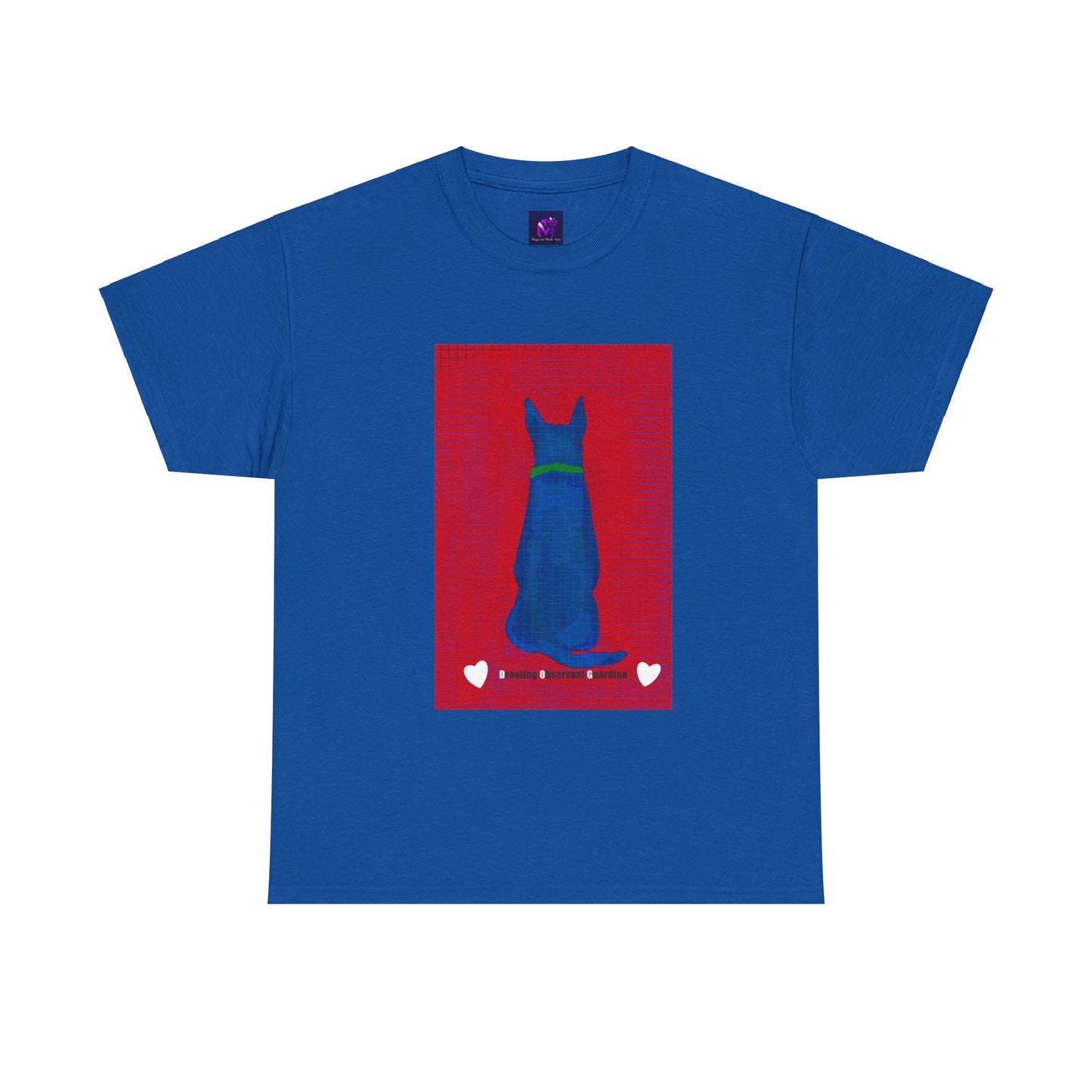 Unisex Heavy Cotton Tee - Dog print