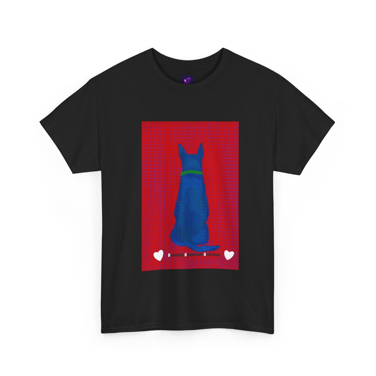 Unisex Heavy Cotton Tee - Dog print