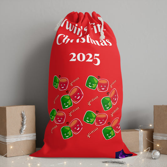 Twins Candy Christmas Santa Sack