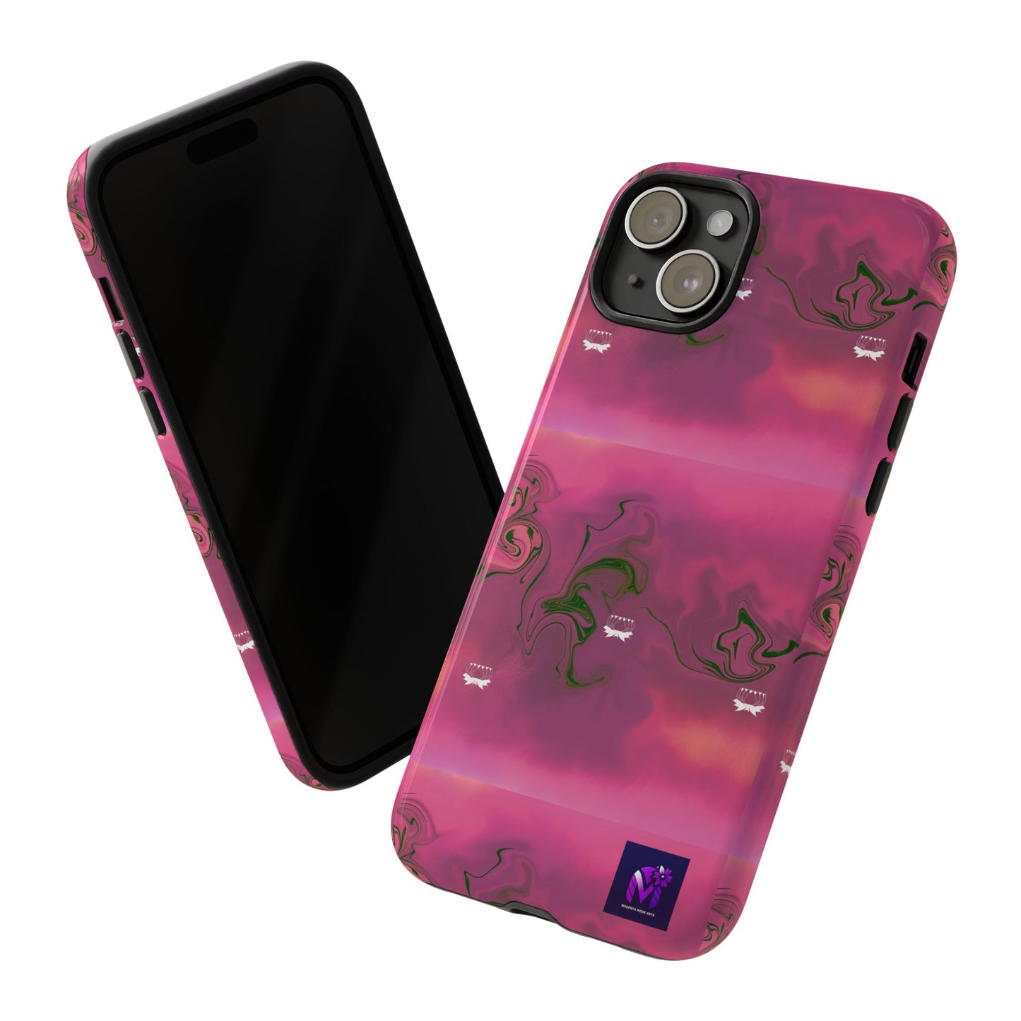 Tough Cases - Magenta Aura print