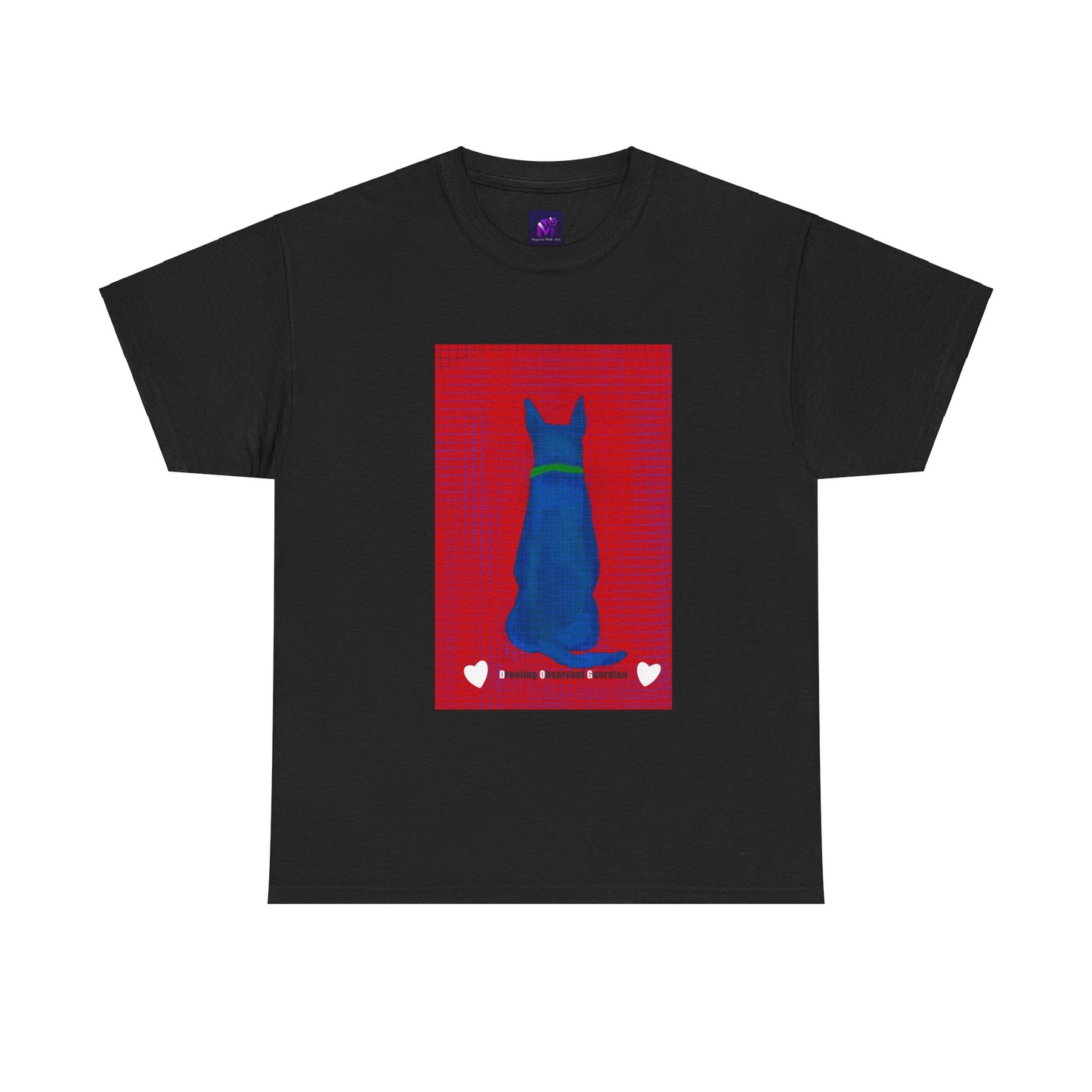 Unisex Heavy Cotton Tee - Dog print