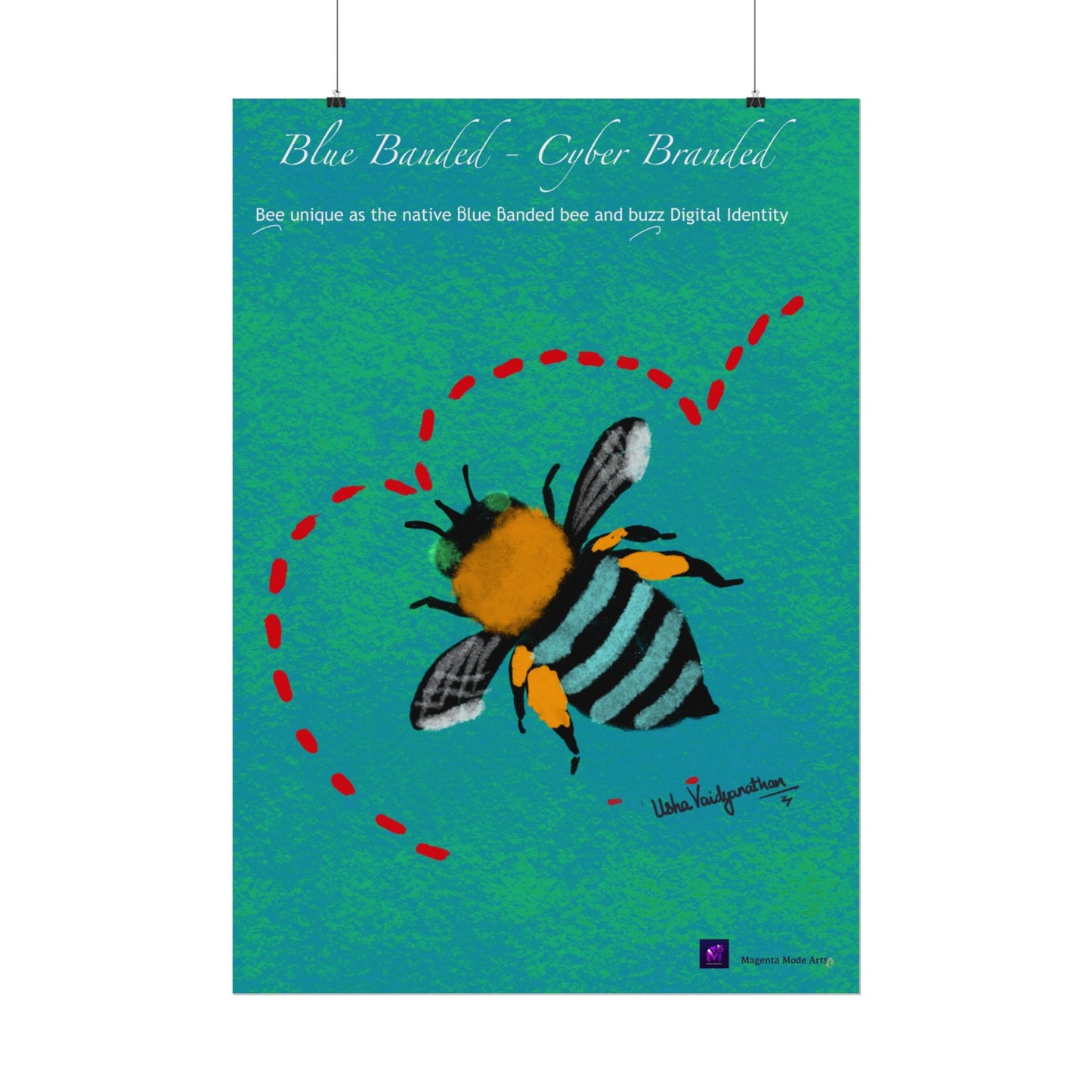Cyber Buzz - Rolled Poster Art (no frame included)