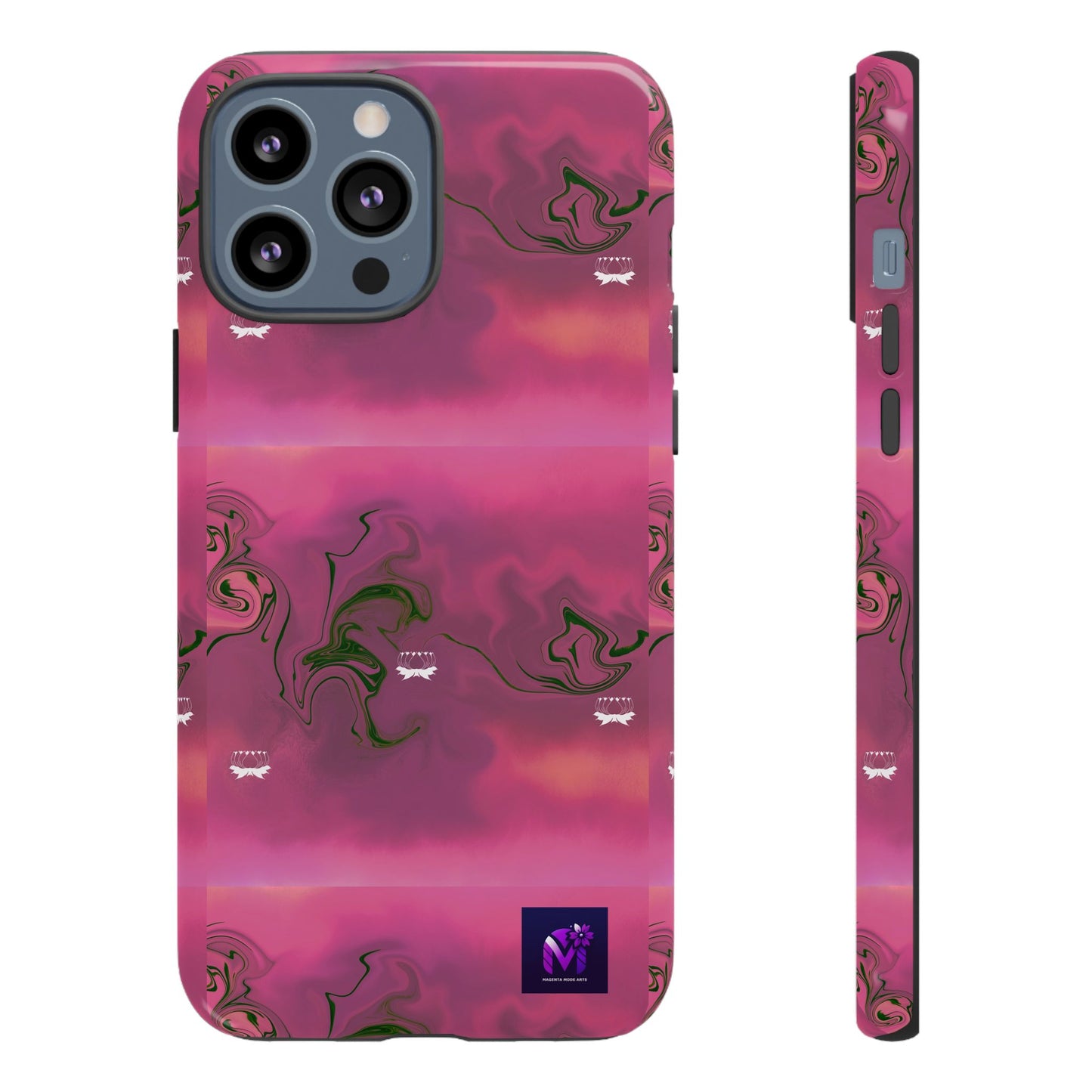 Tough Cases - Magenta Aura print