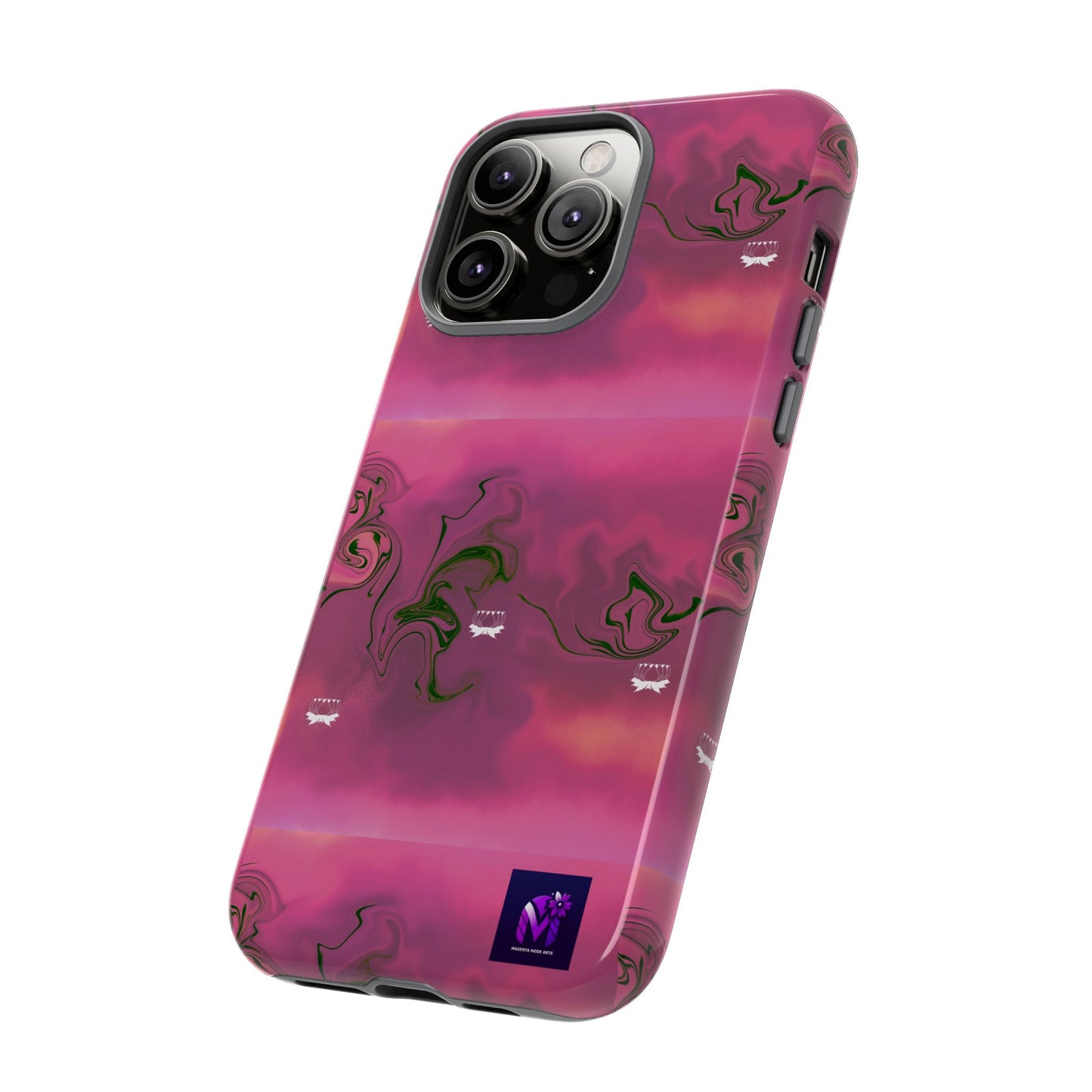 Tough Cases - Magenta Aura print