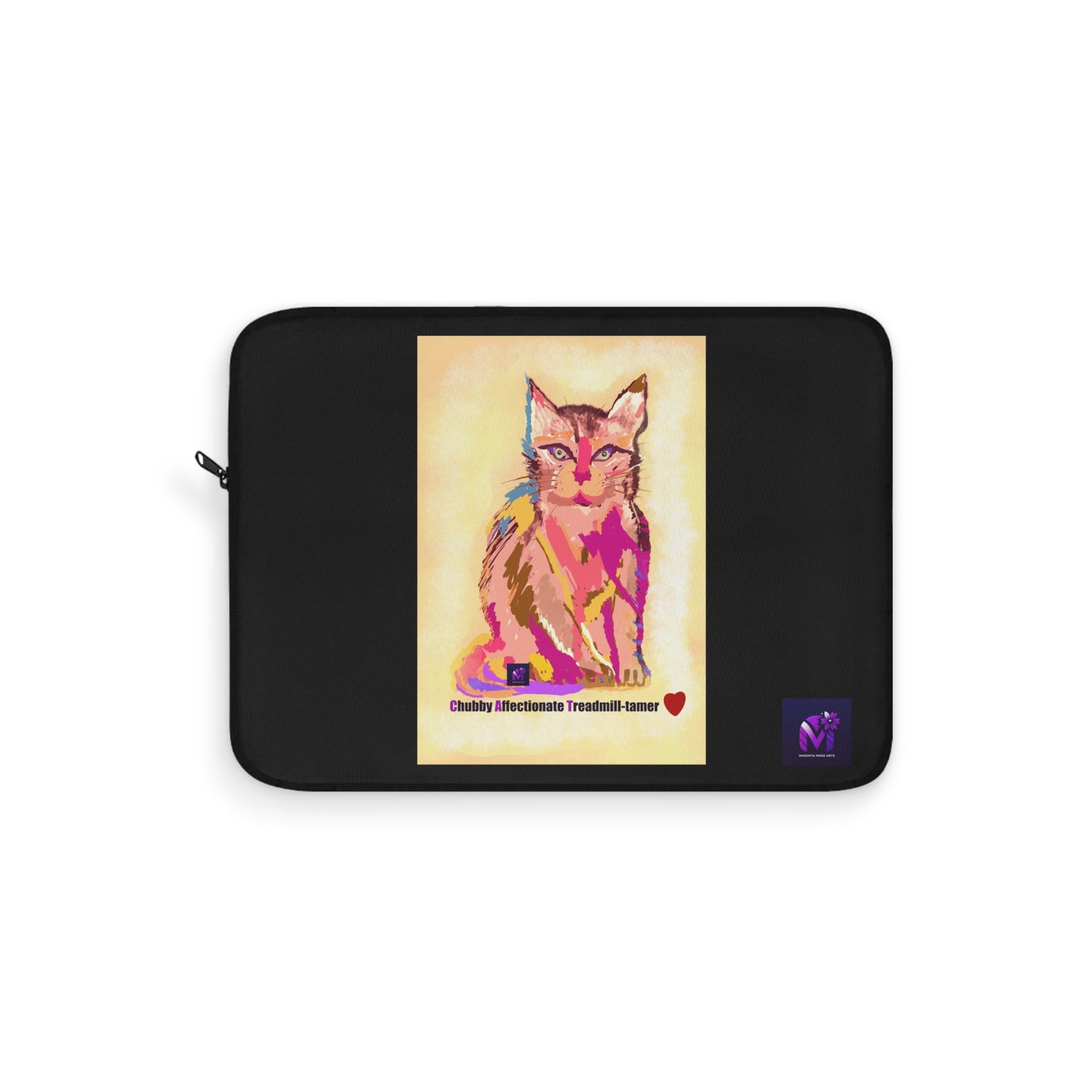 Laptop Sleeve - Cat Gaze print