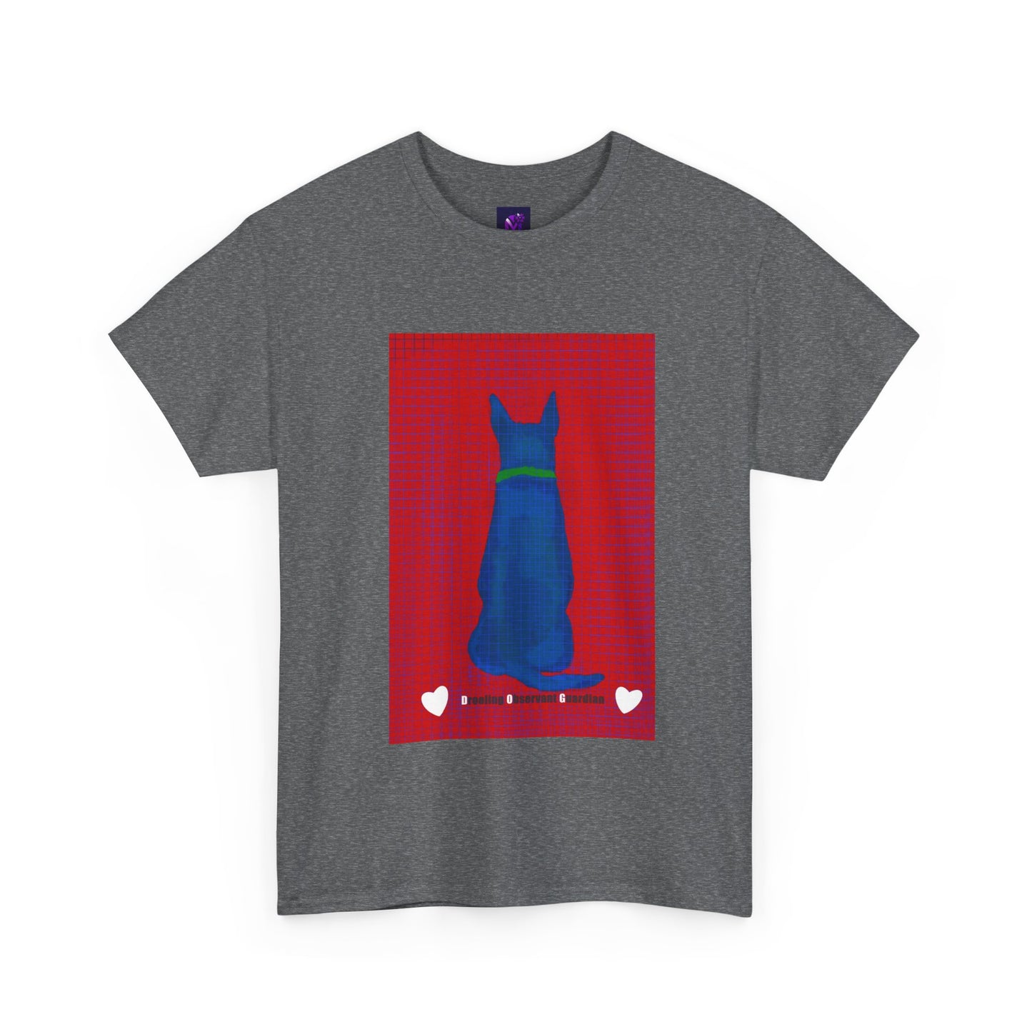 Unisex Heavy Cotton Tee - Dog print