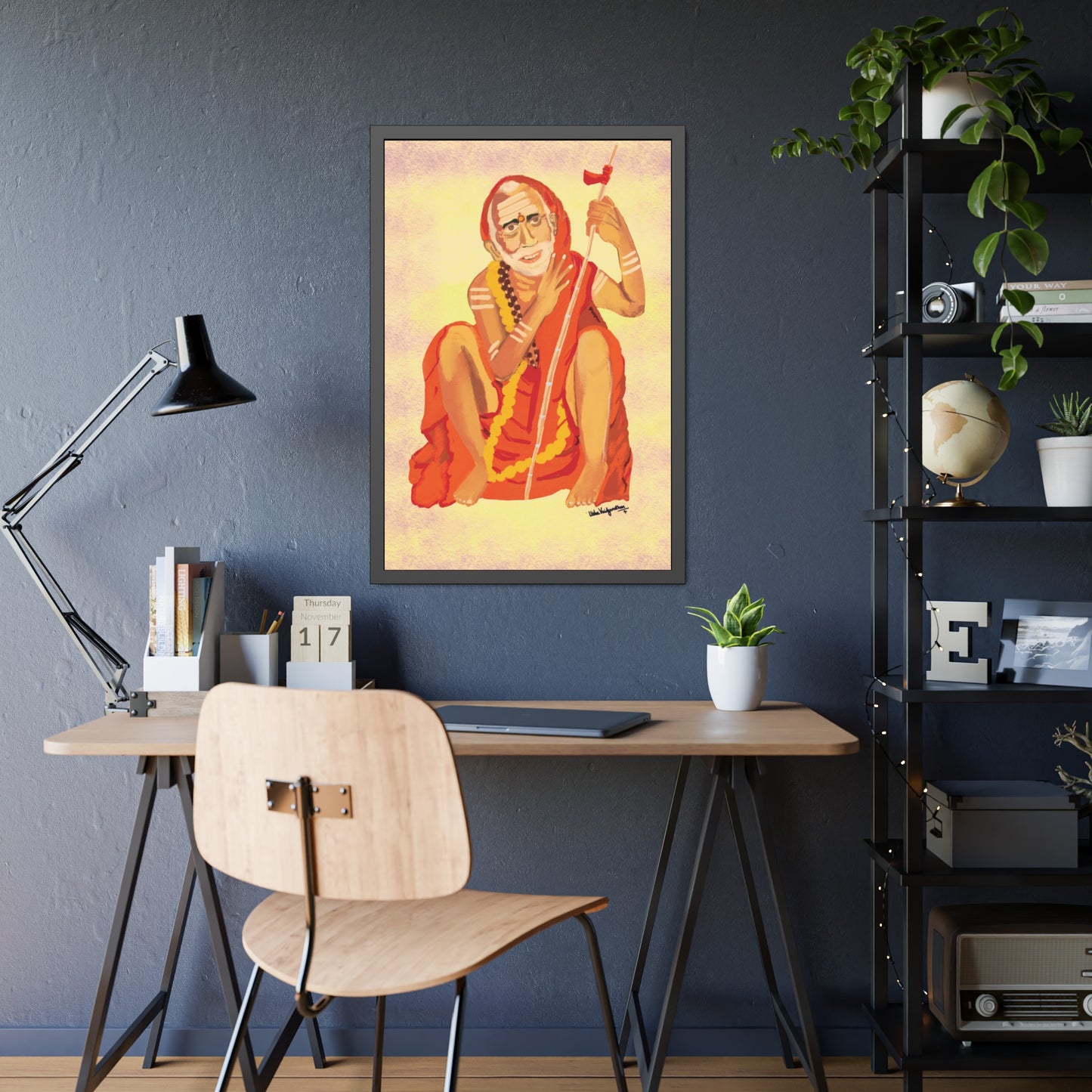 The Sage of Kanchi - Framed Art