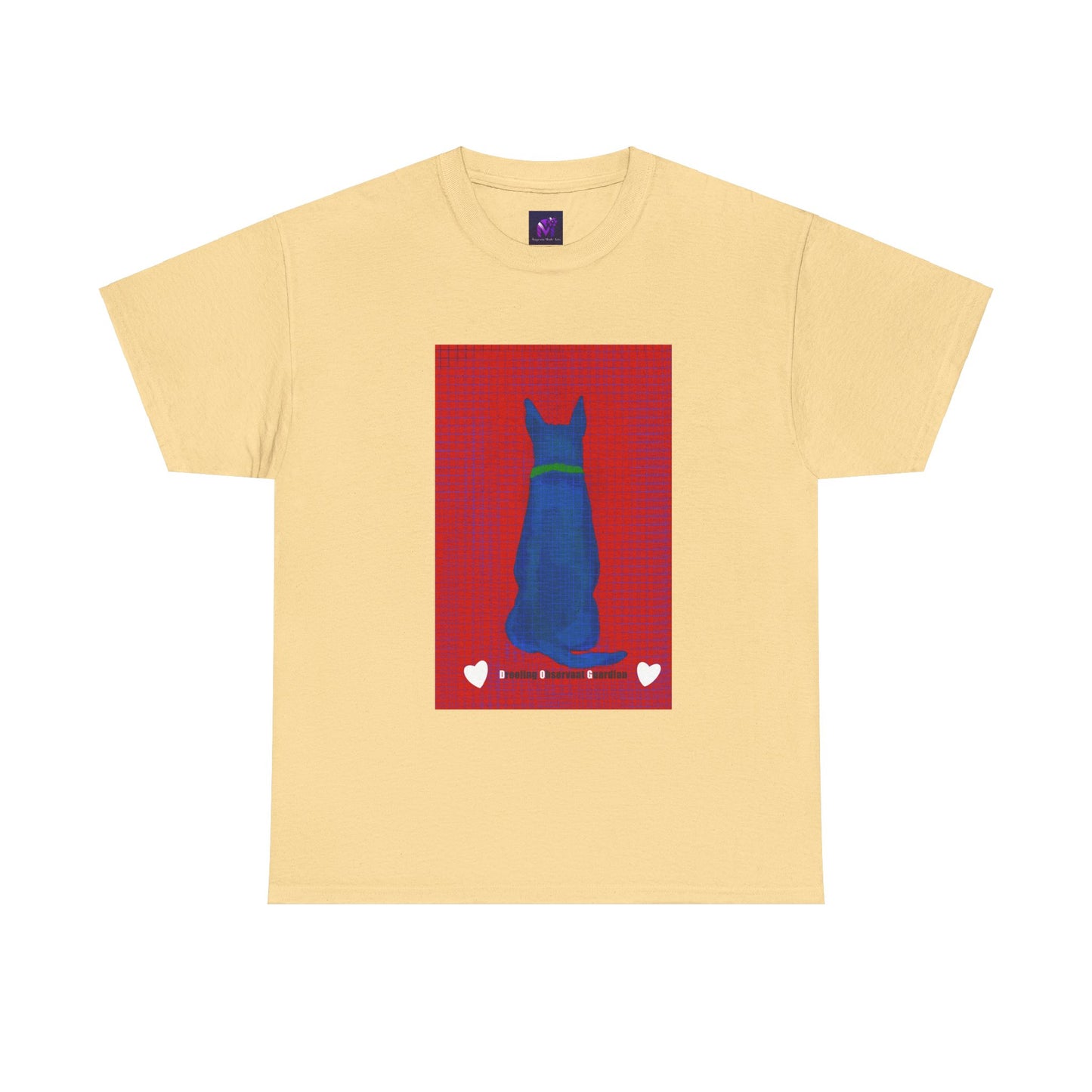 Unisex Heavy Cotton Tee - Dog print