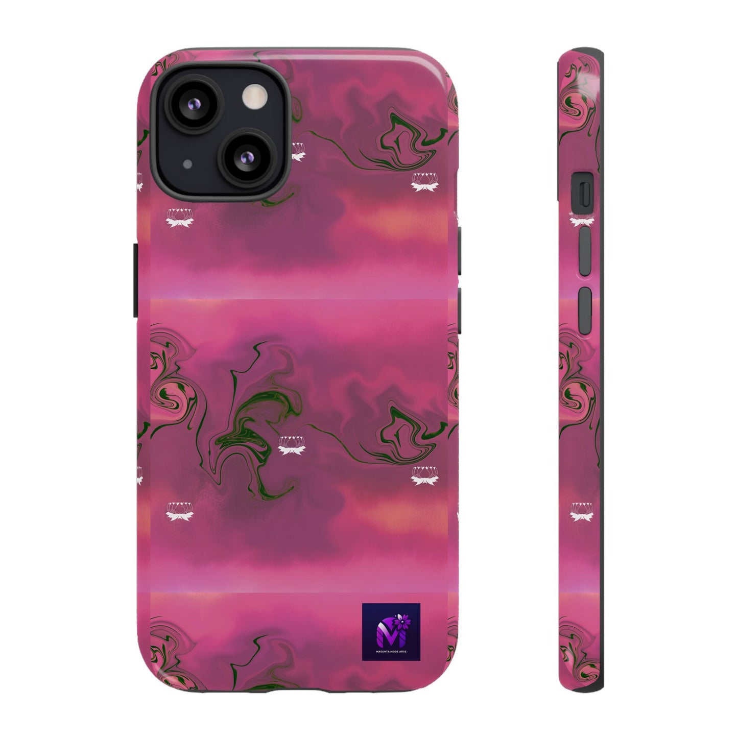 Tough Cases - Magenta Aura print