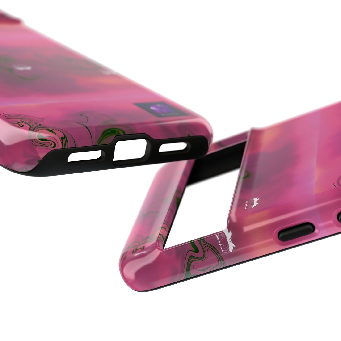 Tough Cases - Magenta Aura print