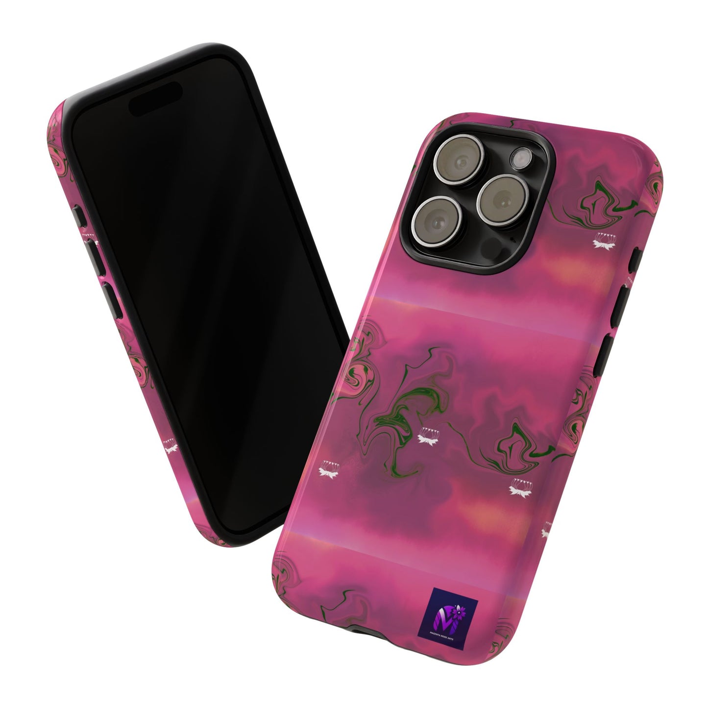 Tough Cases - Magenta Aura print
