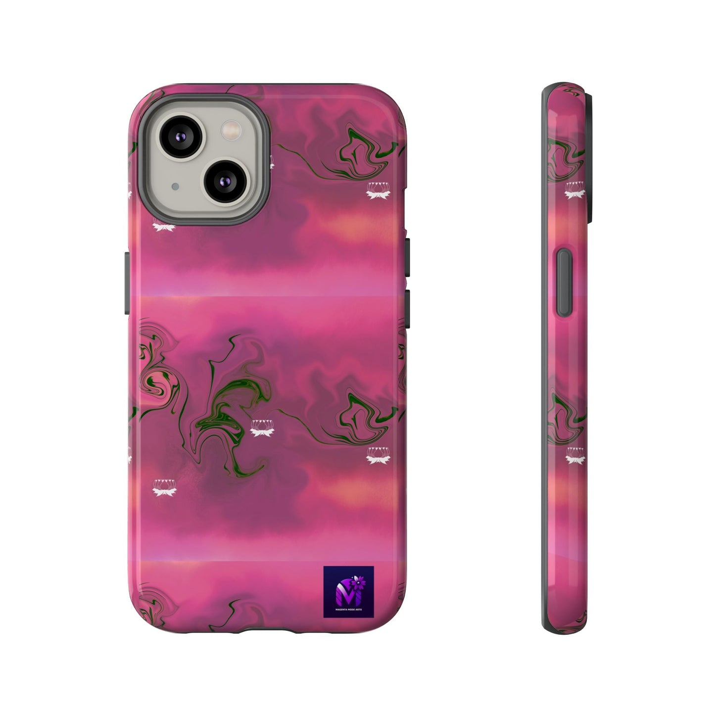 Tough Cases - Magenta Aura print