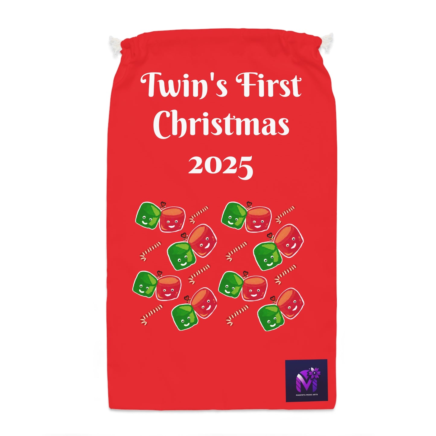 Twins Candy Christmas Santa Sack