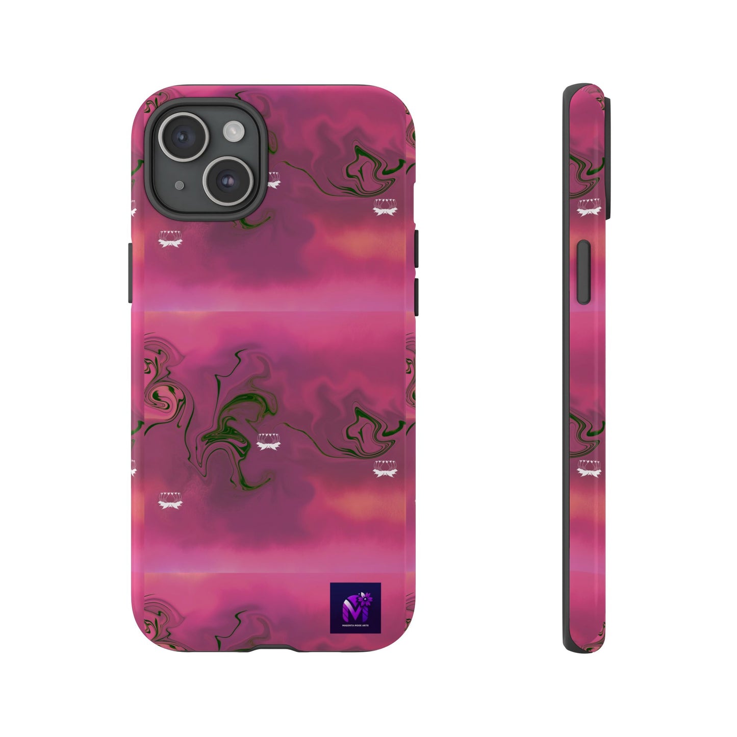 Tough Cases - Magenta Aura print