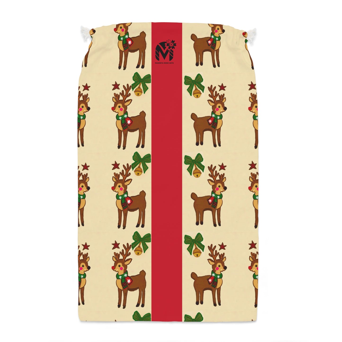 Holiday herd Santa sack -Red