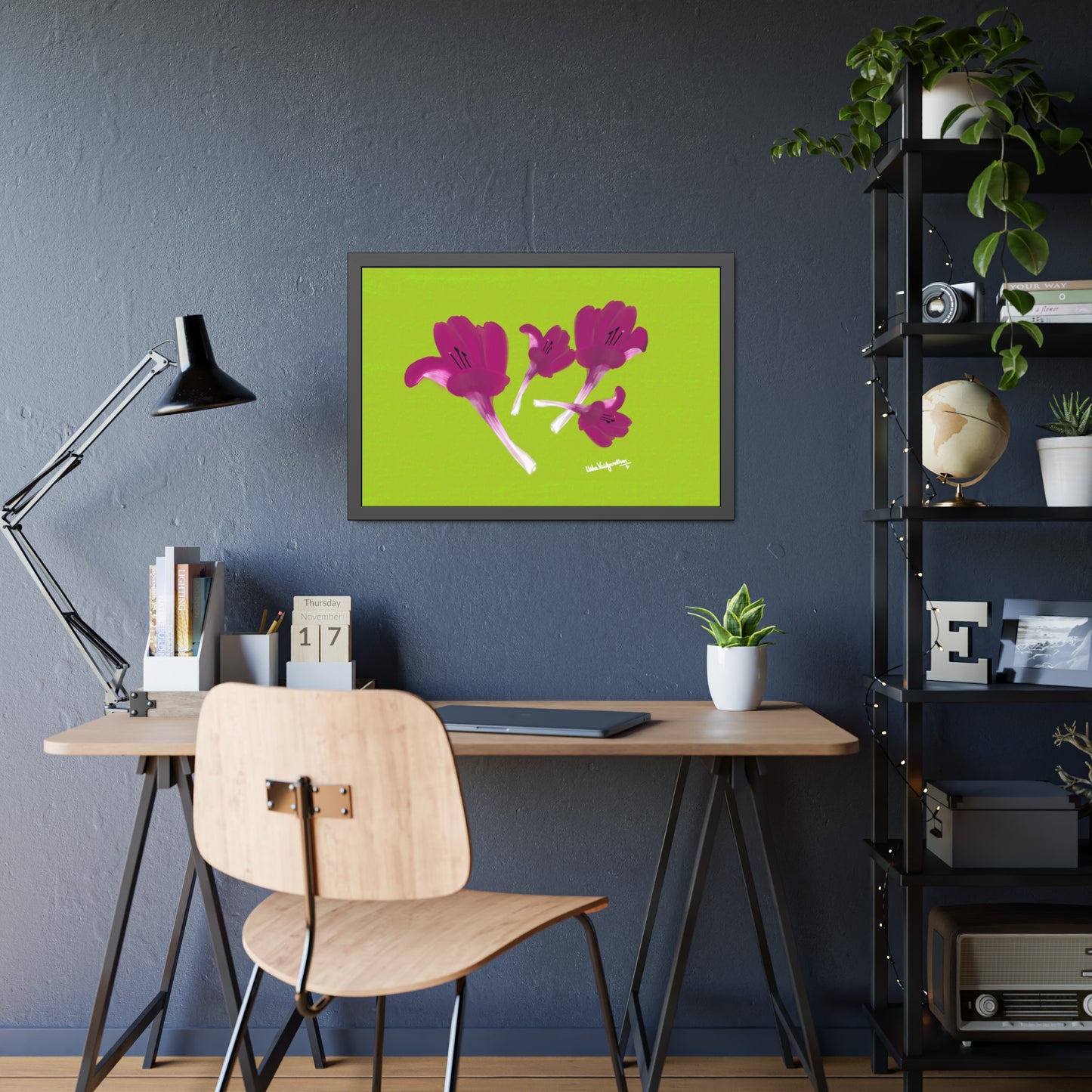 December Delights Magenta - Framed Art