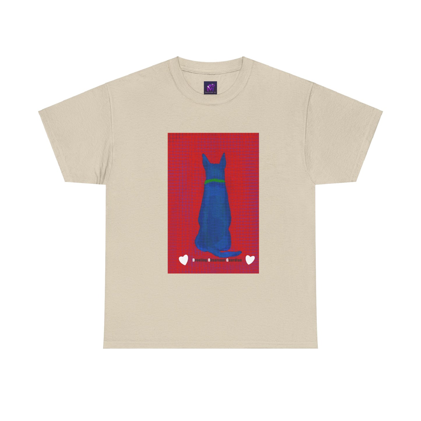 Unisex Heavy Cotton Tee - Dog print