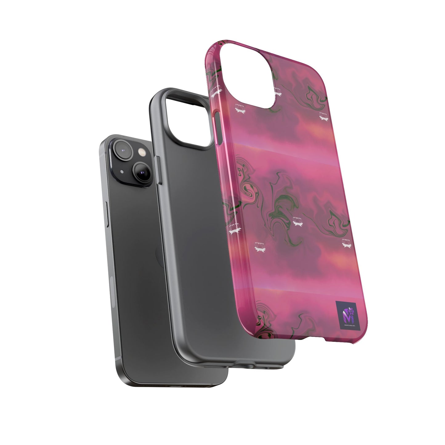 Tough Cases - Magenta Aura print