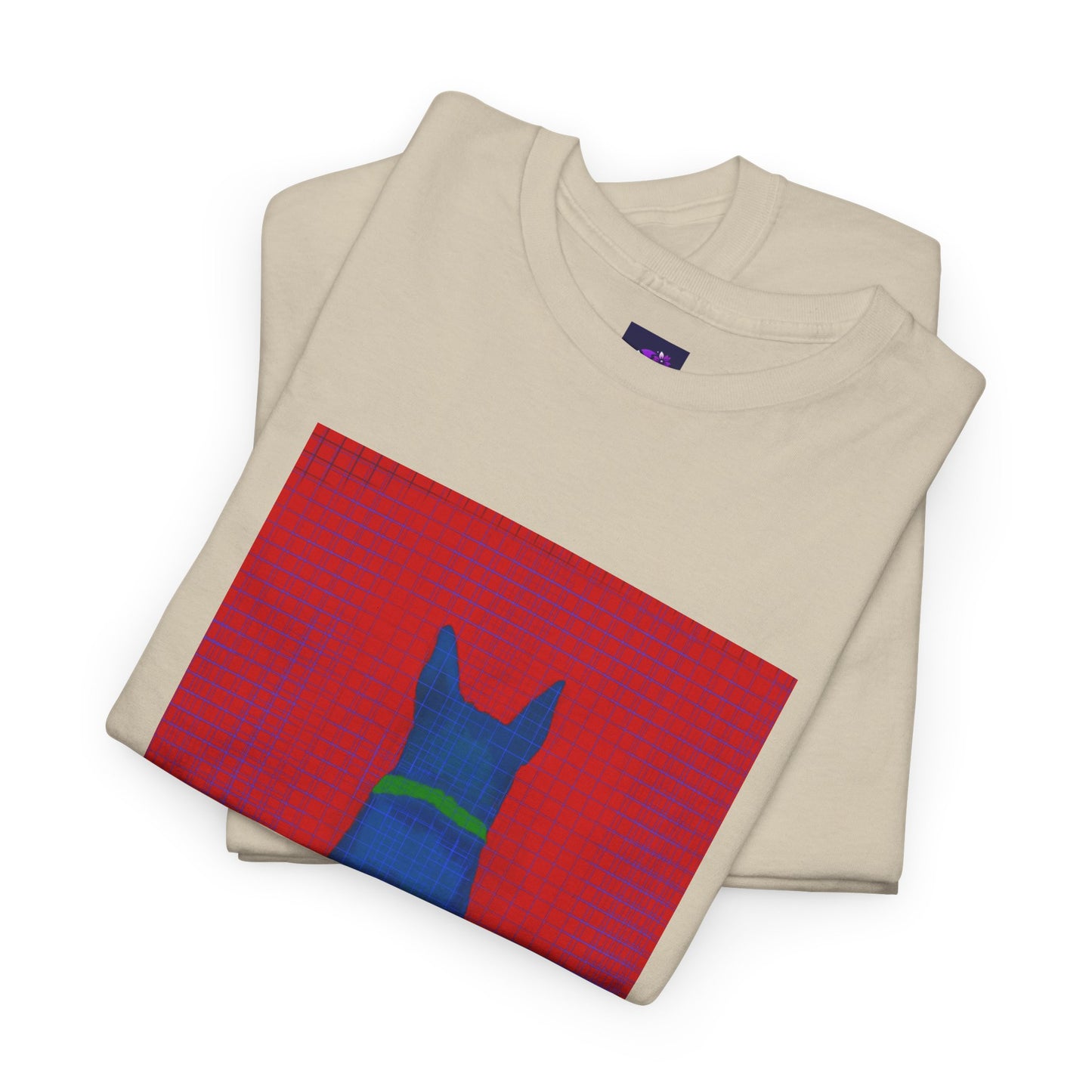 Unisex Heavy Cotton Tee - Dog print