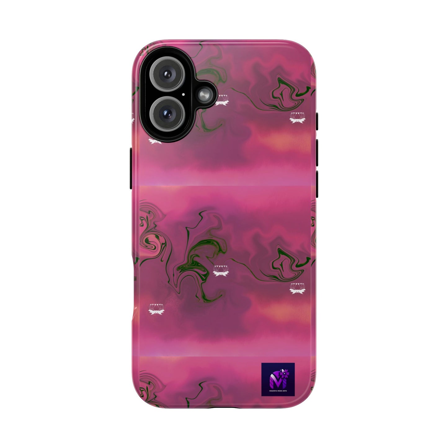 Tough Cases - Magenta Aura print