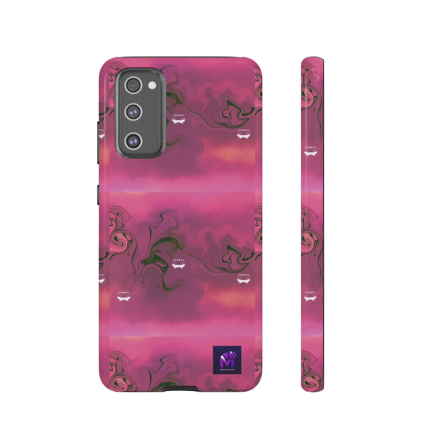 Tough Cases - Magenta Aura print