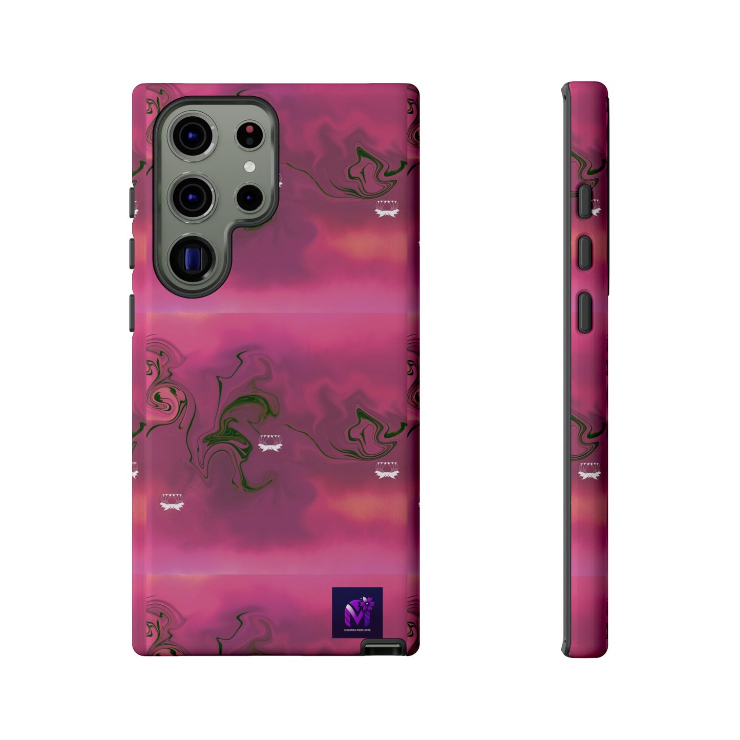 Tough Cases - Magenta Aura print